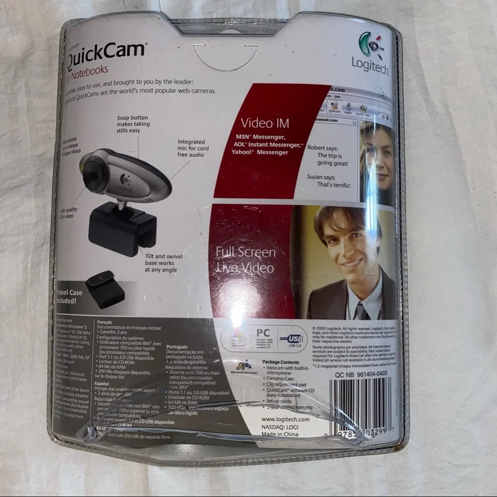 Logitech Quickcam for Notebooks